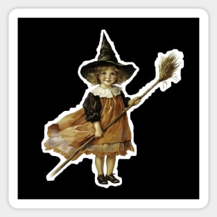 Young Victorian Witch Sticker